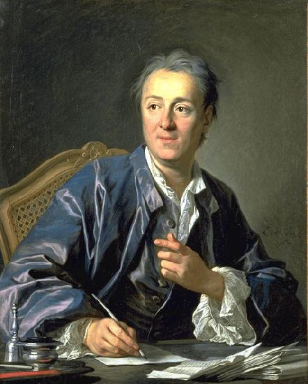unknow artist Portrait of Denis Diderot China oil painting art